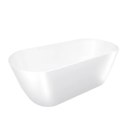 Wanna wolnostojąca z konglomeratu model Orta 165x75 biała RESMITE